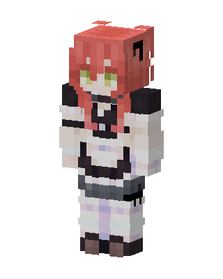Maid Girl Minecraft anime skin