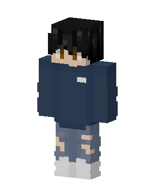 Ripped Jeans Boy skin, 3D preview