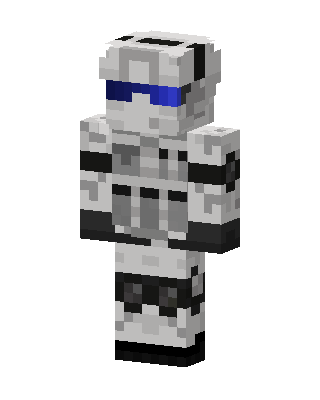 White Masked Fighter Boy Minecraft skin