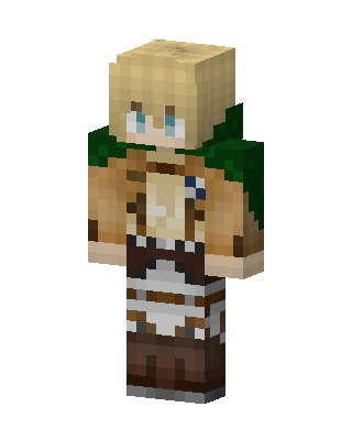 Armin Arlert skin, 3D preview