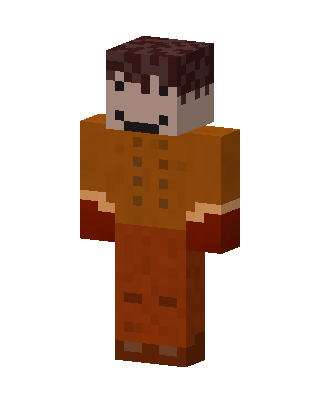 Orange Player Boy skin, 3D preview