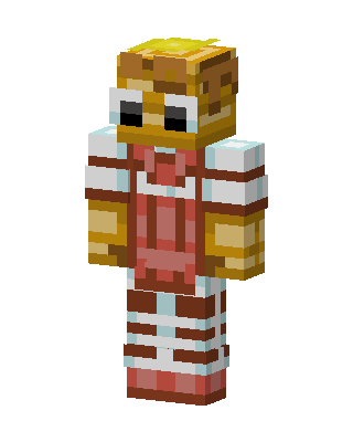 Pancake Waiter skin, 3D preview
