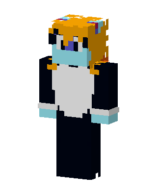 Maid Penguin skin, 3D preview