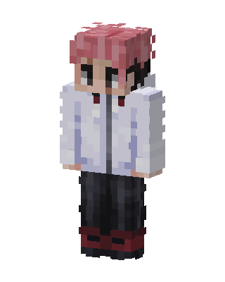 White Anime skin, 3D preview