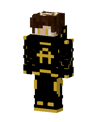 Golden Halo Knight skin, 3D preview