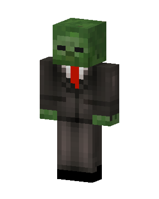 Zombie In Suit Minecraft skin