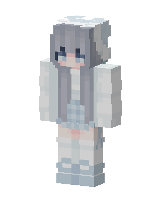 Frosty Girl skin, 3D preview