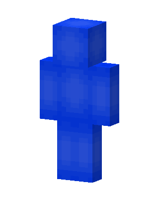 Blue Block skin, 3D preview