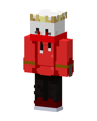 Red Crowned Holiday Boy Minecraft Christmas skin