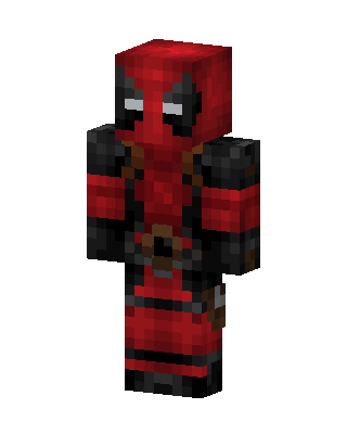 Red Fighter Boy skin, 3D preview