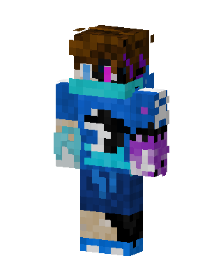 Blue Gamer Minecraft skin