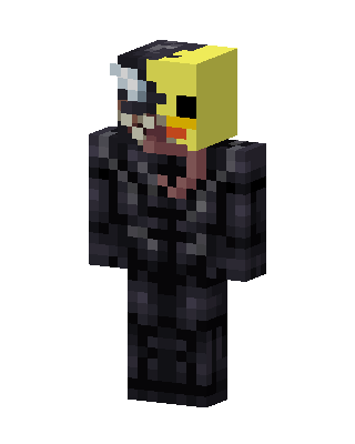 Black Warrior Boy skin, 3D preview