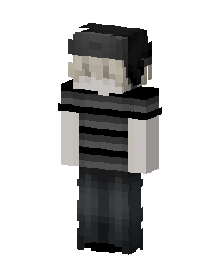 Black Player Boy skin, 3D preview