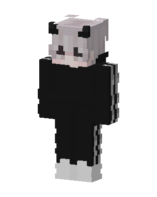 Panda Hoodie Minecraft skin