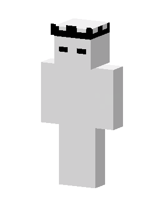 White Crowned Ghost skin, 3D preview