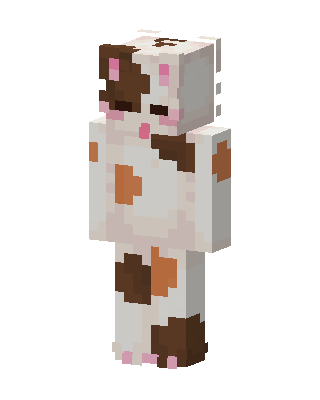 Calico Cat skin, 3D preview