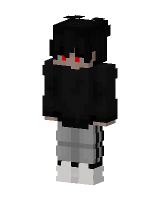 Red Eyed Hoodie skin, 3D preview