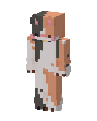 Calico Cat skin, 3D preview