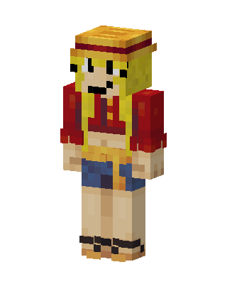 Yellow Player Girl skin, 3D preview