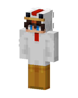 Chicken Hoodie skin, 3D preview