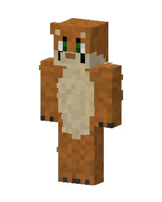 Orange Tabby Cat skin, 3D preview