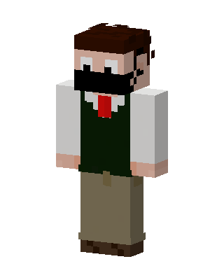 Masked Gentleman skin, 3D preview