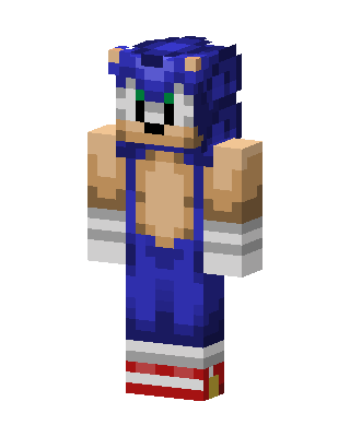 Sonic Minecraft skin
