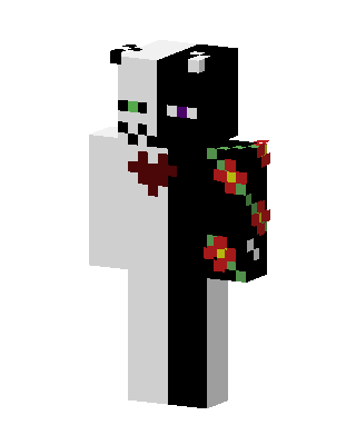 White Villain skin, 3D preview