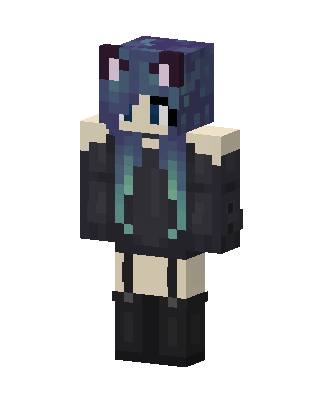 Blue Hero skin, 3D preview
