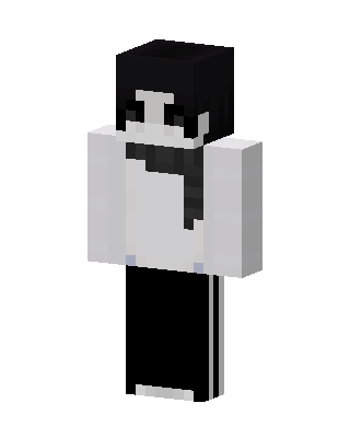 White Player Boy skin, 3D preview