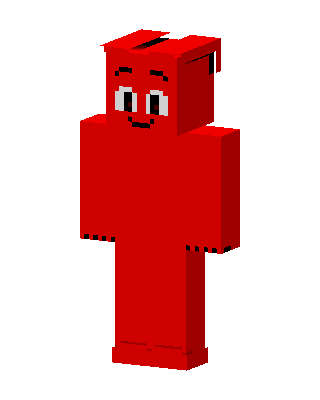 Red M&M Minecraft skin