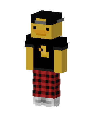 Duck Streetwear skin, 3D preview