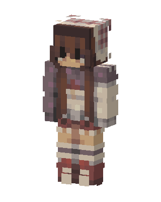 Brown Player Girl Minecraft skin