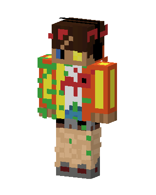Taco Backpack Kid Minecraft skin