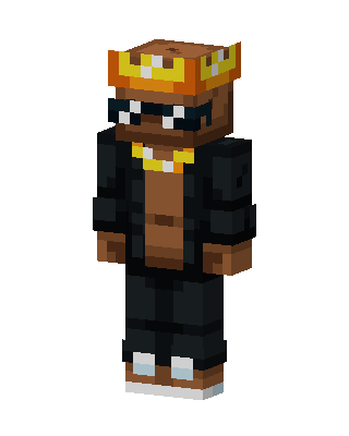 Crowned Cool Guy skin, 3D preview