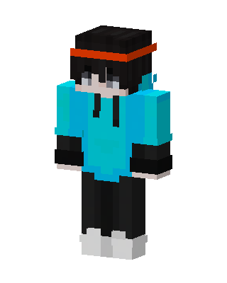 Cyan Player Boy Minecraft skin