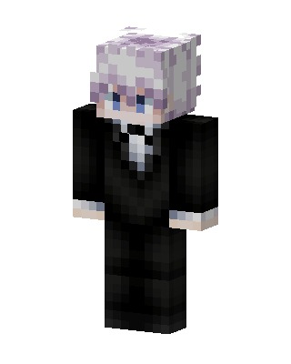 Silver Suit Boy skin, 3D preview