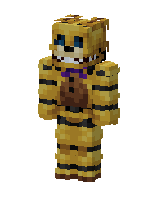 Spring Bonnie skin, 3D preview