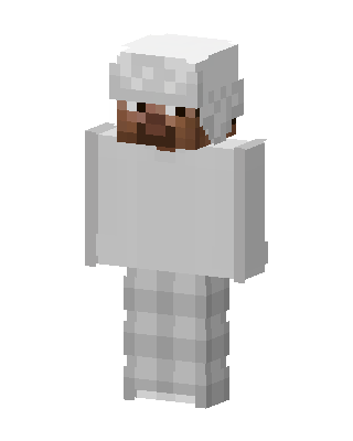 Sheep Costume skin, 3D preview