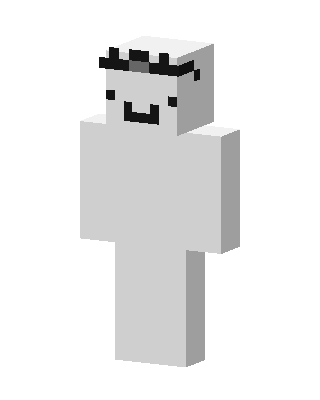 White Mob skin, 3D preview