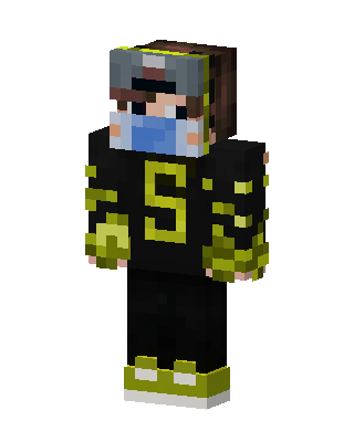 Neon Varsity skin, 3D preview
