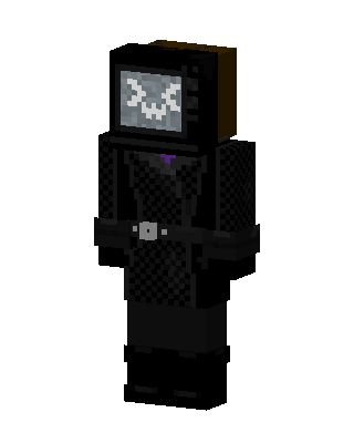 TV Man skin, 3D preview