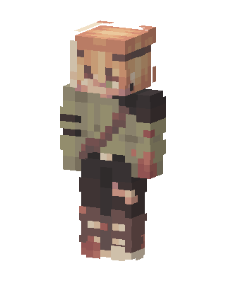 Gray Player Boy skin, 3D preview