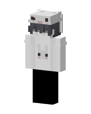 Bunny Hoodie skin, 3D preview