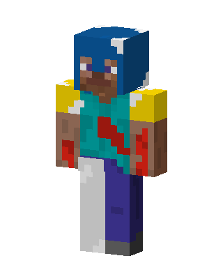 Blue Hero Boy Minecraft skin