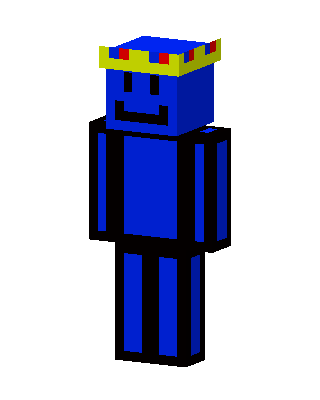 Blue Rainbow Friends Minecraft skin
