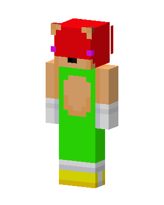 Red Haired Cutie skin, 3D preview