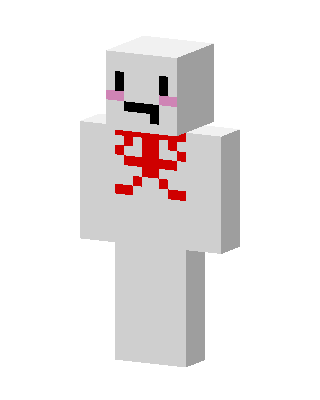 White Skeleton skin, 3D preview