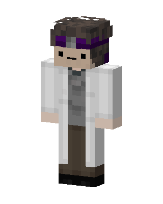 White Doctor Boy skin, 3D preview