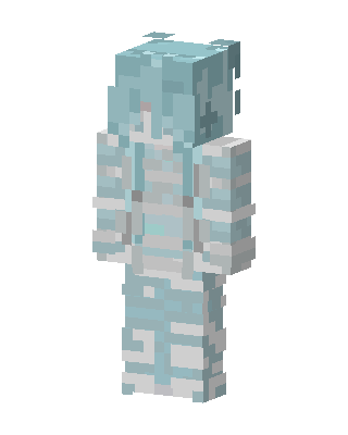 Teal Spaceman skin, 3D preview